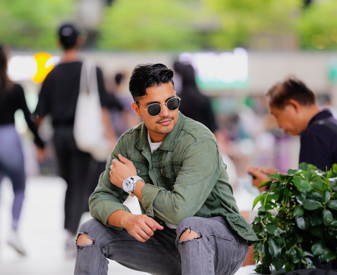actor in casual clothes