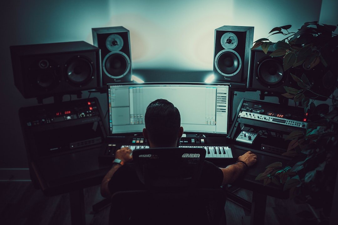 music studio recording
